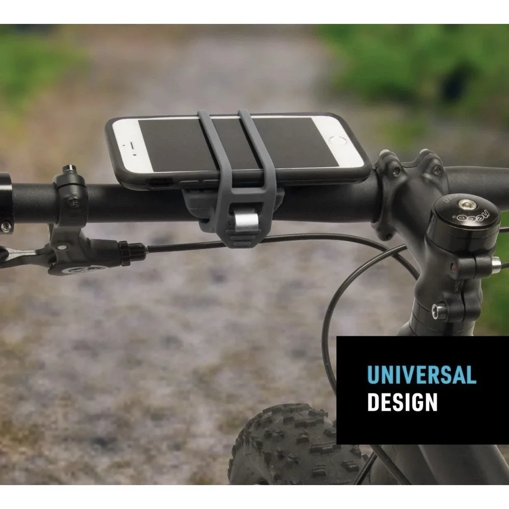 Nite Ize HandleBand Universal Phone Bike HandleBar Mount -Black- Bulk Set 2